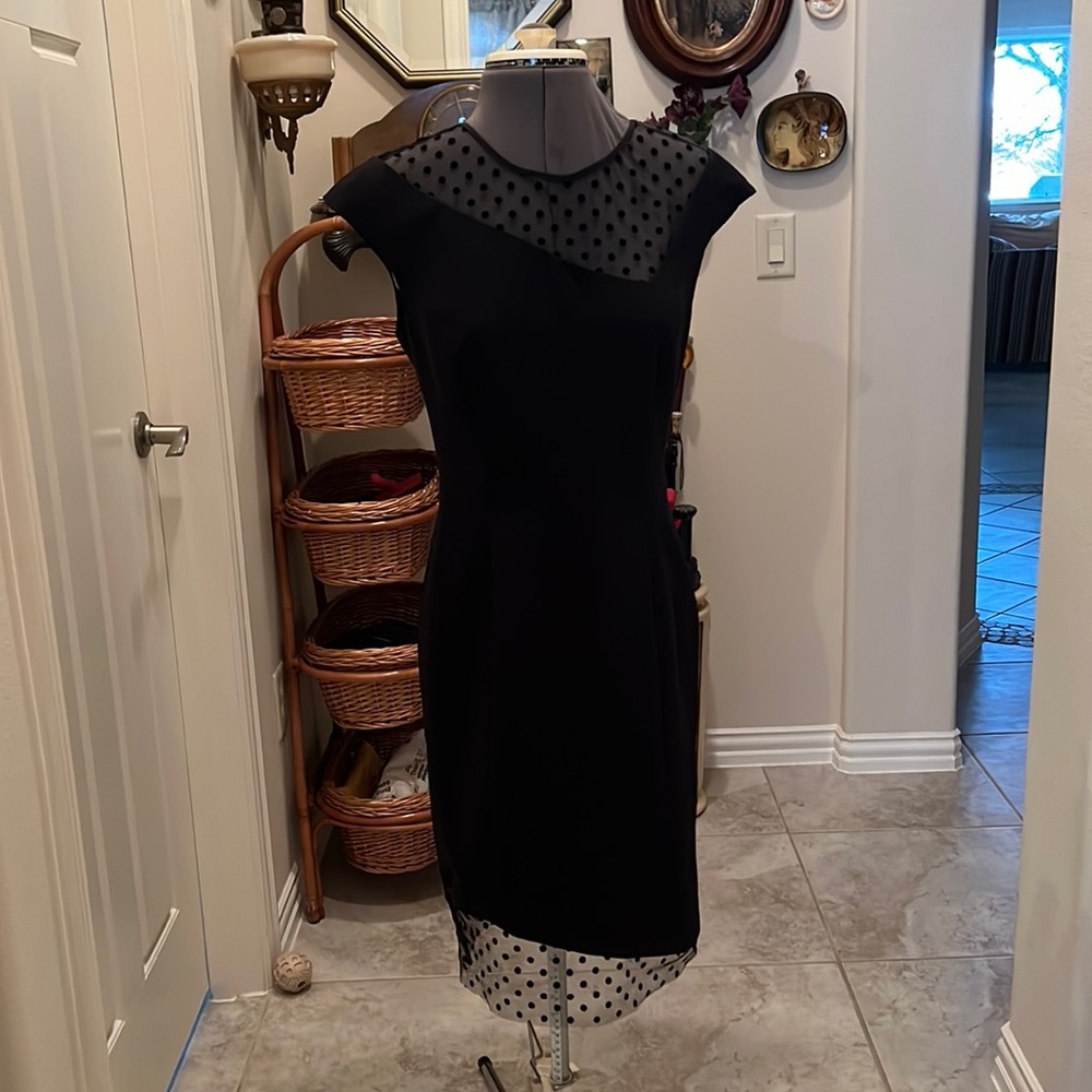 Milly made in USA black evening dress